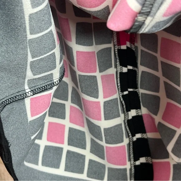 Voir Voir Size 10 Sleeveless Block Print Back Zippered Dress - Picture 4 of 11